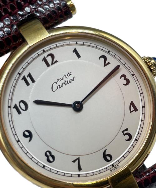 Cartier（カルティエ）Cartier (カルティエ) マストヴァンドーム LM Ref.590003 シルバー文字盤 サイズ:LMの古着・服飾アイテム