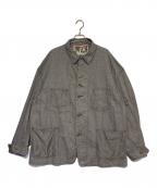 SAINT MICHAEL×BerBerJinセントマイケル×ベンベルジン）の古着「カバーオール」｜ライトグレー