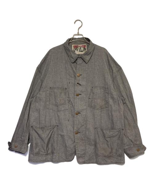 SAINT MICHAEL（セントマイケル）SAINT MICHAEL (セントマイケル) BerBerJin (ベンベルジン) カバーオール ライトグレー サイズ:XLの古着・服飾アイテム