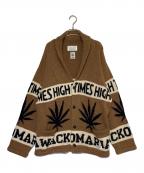 WACKO MARIA×HIGH TIMESワコマリア×ハイ タイムズ）の古着「HIGHTIMES COWICHAN SWEATER」｜ブラウン