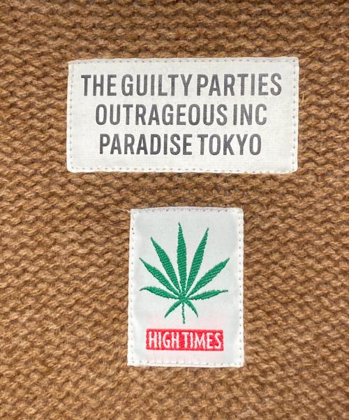 WACKO MARIA（ワコマリア）WACKO MARIA (ワコマリア) HIGH TIMES (ハイ タイムズ) HIGHTIMES COWICHAN SWEATER ブラウン サイズ:XLの古着・服飾アイテム