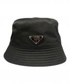 PRADAプラダ）の古着「Re-Nylon バケットハット」｜ブラック