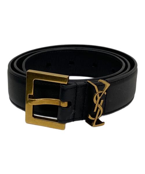 Yves Saint Laurent（イヴサンローラン）Yves Saint Laurent (イヴサンローラン) ロゴベルト ブラックの古着・服飾アイテム