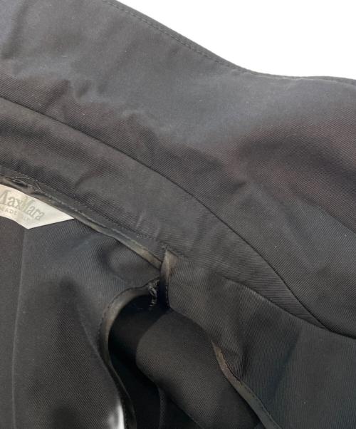 MaxMara（マックスマーラ）MaxMara (マックスマーラ) ポンチョ型ショートコート ブラック サイズ:Ｓの古着・服飾アイテム