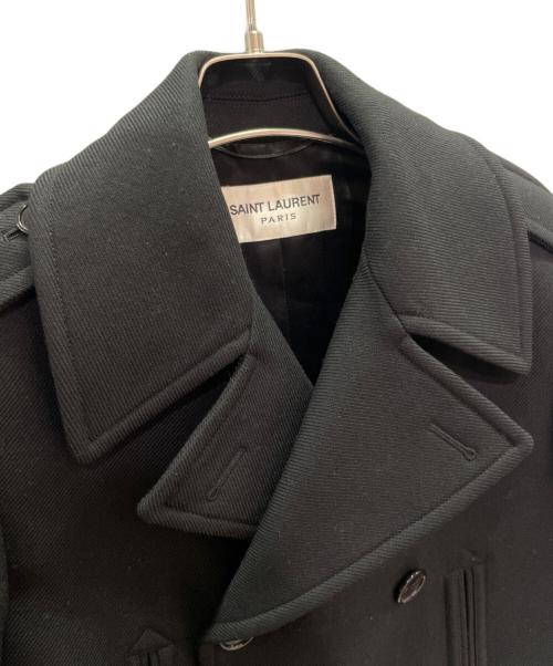 Saint Laurent Paris（サンローランパリ）Saint Laurent Paris (サンローランパリ) ショート ウール ジャケット ブラック サイズ:Ｓの古着・服飾アイテム