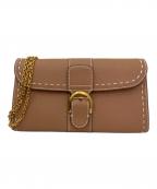 DELVAUXデルヴォー）の古着「ブリヨンチェーンウォレット」｜ブラウン