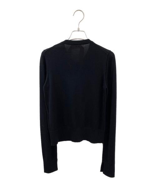 N°21 numero ventuno（ヌメロヴェントゥーノ）N°21 numero ventuno (ヌメロヴェントゥーノ) ロゴカーディガン ブラック サイズ:Sの古着・服飾アイテム