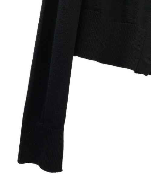 N°21 numero ventuno（ヌメロヴェントゥーノ）N°21 numero ventuno (ヌメロヴェントゥーノ) ロゴカーディガン ブラック サイズ:Sの古着・服飾アイテム