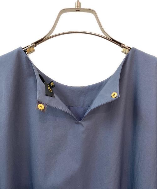 DRAWER（ドゥロワー）DRAWER (ドゥロワー) コットンパフスリーブワンピース グレー サイズ:38の古着・服飾アイテム