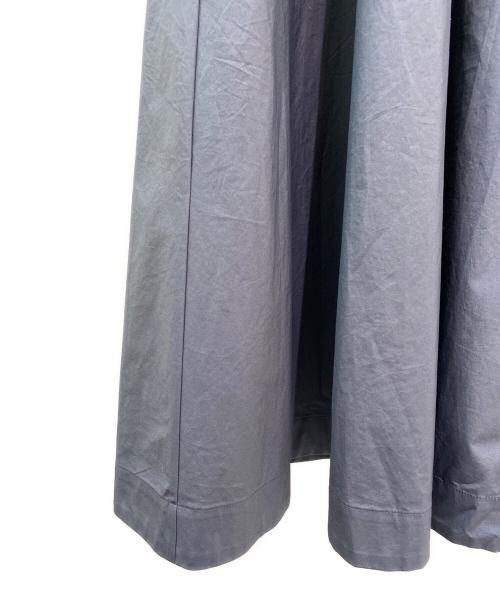 DRAWER（ドゥロワー）DRAWER (ドゥロワー) コットンパフスリーブワンピース グレー サイズ:38の古着・服飾アイテム