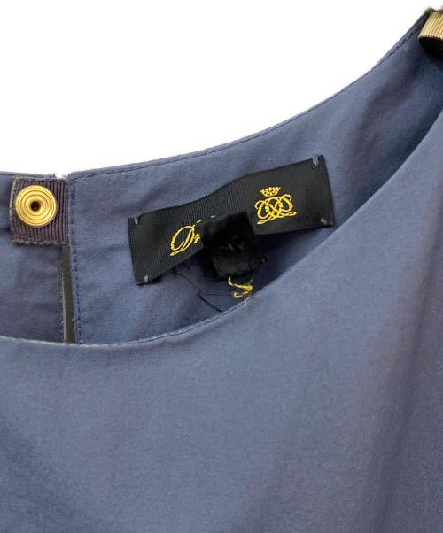 DRAWER（ドゥロワー）DRAWER (ドゥロワー) コットンパフスリーブワンピース グレー サイズ:38の古着・服飾アイテム