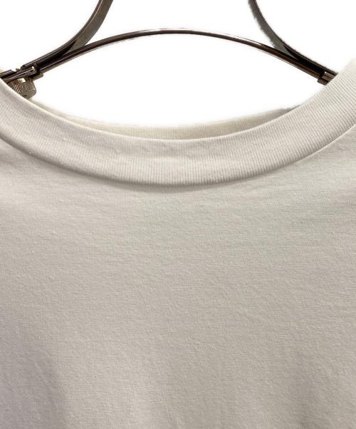 JIL SANDER+（ジルサンダープラス）JIL SANDER+ (ジルサンダープラス) ロゴラベル 半袖カットソー ホワイト サイズ:Lの古着・服飾アイテム