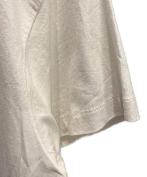JIL SANDER+（ジルサンダープラス）JIL SANDER+ (ジルサンダープラス) ロゴラベル 半袖カットソー ホワイト サイズ:Lの古着・服飾アイテム