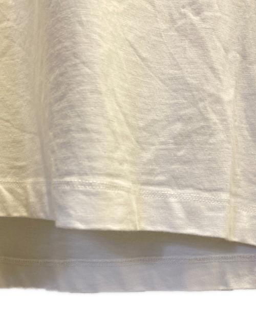 JIL SANDER+（ジルサンダープラス）JIL SANDER+ (ジルサンダープラス) ロゴラベル 半袖カットソー ホワイト サイズ:Lの古着・服飾アイテム