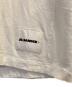 中古・古着 JIL SANDER+ (ジルサンダープラス) ロゴラベル 半袖カットソー ホワイト サイズ:L：10000円