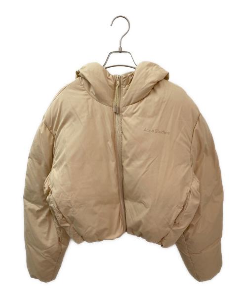 Acne studios（アクネ ストゥディオズ）Acne studios (アクネ ストゥディオス) Hooded bomber ベージュ サイズ:34の古着・服飾アイテム
