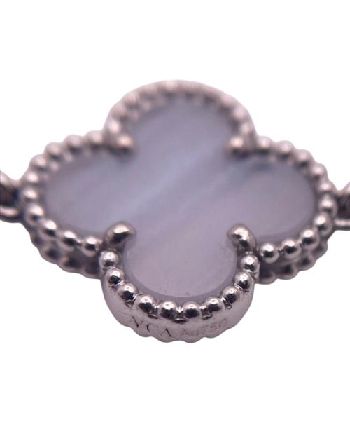 VAN CLEEF & ARPELS（ヴァンクリーフ＆アーペル）VAN CLEEF & ARPELS (ヴァンクリーフ＆アーペル) ヴィンテージ アルハンブラ ブレスレット 5モチーフ ブルーカルセドニの古着・服飾アイテム