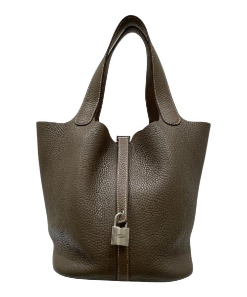 HERMES（エルメス）HERMES (エルメス) ピコタンロックMM エトゥープ サイズ:MMの古着・服飾アイテム