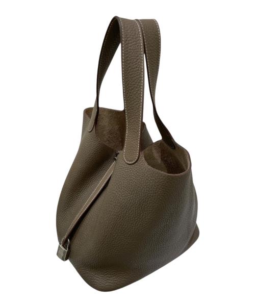 HERMES（エルメス）HERMES (エルメス) ピコタンロックMM エトゥープ サイズ:MMの古着・服飾アイテム