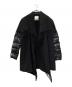 MONCLER（モンクレール）の古着「MANTELLA/ダウン切替 ショール風コート」｜ブラック