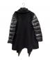 MONCLER (モンクレール) MANTELLA/ダウン切替 ショール風コート ブラック サイズ:Ｓ：42000円