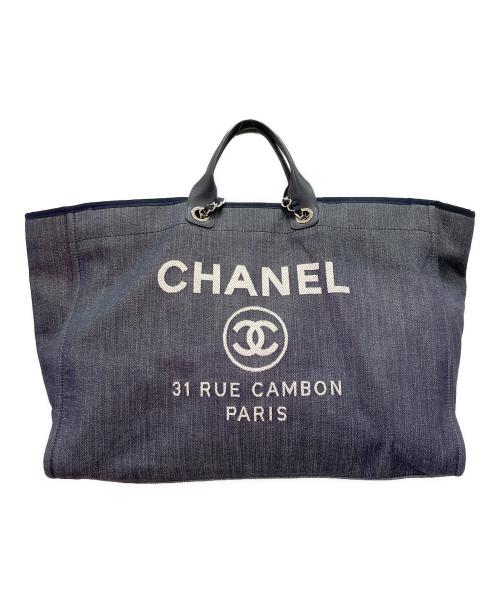 CHANEL（シャネル）CHANEL (シャネル) ドーヴィル TGM インディゴ サイズ:TGMの古着・服飾アイテム