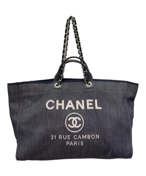 CHANEL（シャネル）CHANEL (シャネル) ドーヴィル TGM インディゴ サイズ:TGMの古着・服飾アイテム