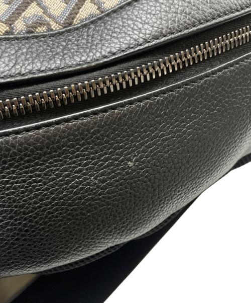 Dior（ディオール）Dior (ディオール) オブリーク ジャガード バックパック ブルー×ブラックの古着・服飾アイテム