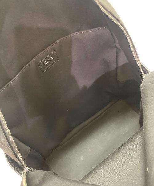 Dior（ディオール）Dior (ディオール) オブリーク ジャガード バックパック ブルー×ブラックの古着・服飾アイテム