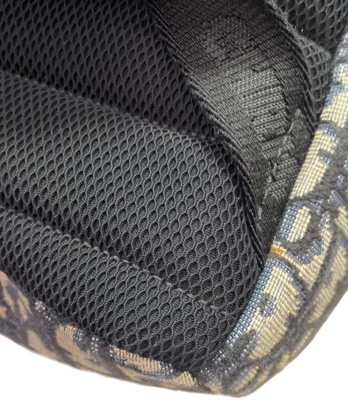 Dior（ディオール）Dior (ディオール) オブリーク ジャガード バックパック ブルー×ブラックの古着・服飾アイテム