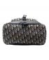 中古・古着 Dior (ディオール) オブリーク ジャガード バックパック ブルー×ブラック：200000円