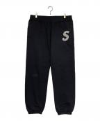 SUPREMEシュプリーム）の古着「Sロゴスウェットパンツ」｜ブラック