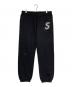 Supreme（シュプリーム）の古着「Sロゴスウェットパンツ」｜ブラック