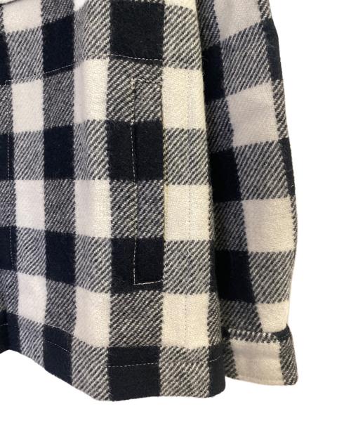 ami（アミ）ami (アミ) CPOジャケット ホワイト×ブラック サイズ:Lの古着・服飾アイテム