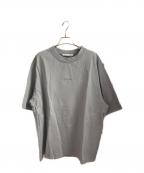 Acne studiosアクネ ストゥディオズ）の古着「ロゴ半袖Tシャツ」｜ライトグレー
