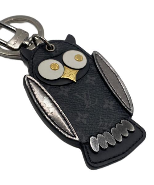 LOUIS VUITTON（ルイ ヴィトン）LOUIS VUITTON (ルイ ヴィトン) モノグラムエクリプス ポルトクレ・オウル バッグチャーム グレーの古着・服飾アイテム