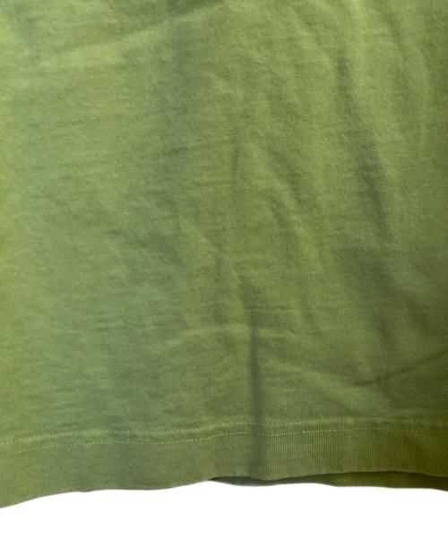 Acne studios（アクネ ストゥディオズ）Acne studios (アクネ ストゥディオズ) ロゴ半袖Tシャツ 黄緑 サイズ:XLの古着・服飾アイテム