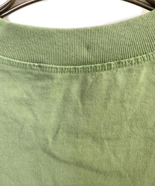 Acne studios（アクネ ストゥディオズ）Acne studios (アクネ ストゥディオズ) ロゴ半袖Tシャツ 黄緑 サイズ:XLの古着・服飾アイテム