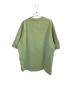 Acne studios (アクネ ストゥディオズ) ロゴ半袖Tシャツ 黄緑 サイズ:XL：7000円