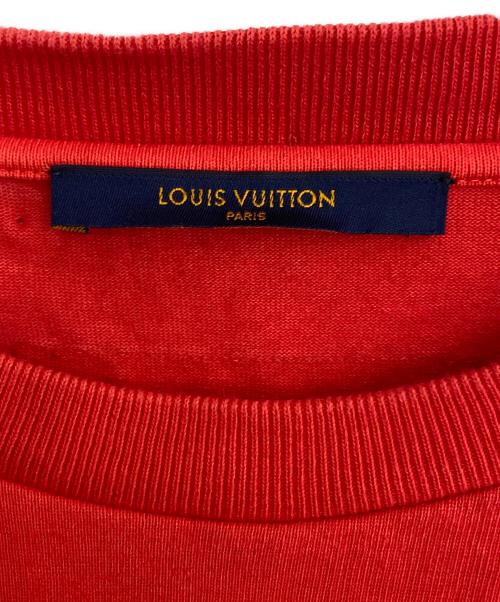 LOUIS VUITTON（ルイ ヴィトン）LOUIS VUITTON (ルイ ヴィトン) インサイドアウト 半袖Tシャツ レッド サイズ:XLの古着・服飾アイテム