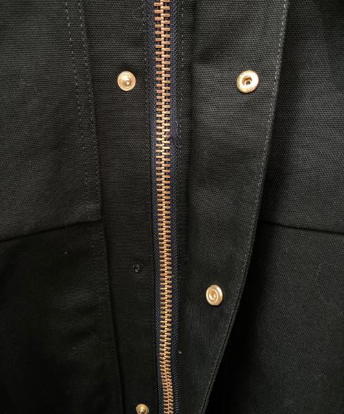 sacai（サカイ）sacai (サカイ) Carhartt WIP (カーハート ワークインプログレス) Duck Bonding Dress Coat グリーン サイズ:3の古着・服飾アイテム