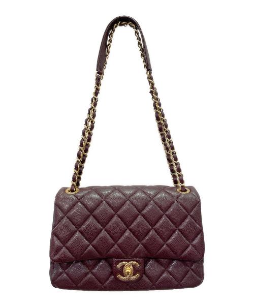 CHANEL（シャネル）CHANEL (シャネル) マトラッセ 25 シングルフラップ ボルドー サイズ:25の古着・服飾アイテム