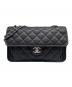 CHANEL（シャネル）の古着「フレンチ リヴィエラ フラップ チェーンショルダーバッグ」｜ブラック