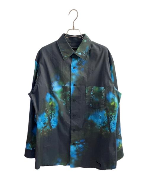 Y-3（ワイスリー）Y-3 (ワイスリー) M AOP シャツ マルチカラー サイズ:Sの古着・服飾アイテム