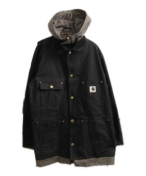 sacai（サカイ）sacai (サカイ) Carhartt WIP (カーハート ワークインプログレス) 24AW Carhartt WIP Reversible Coat ブラック サイズ:4の古着・服飾アイテム