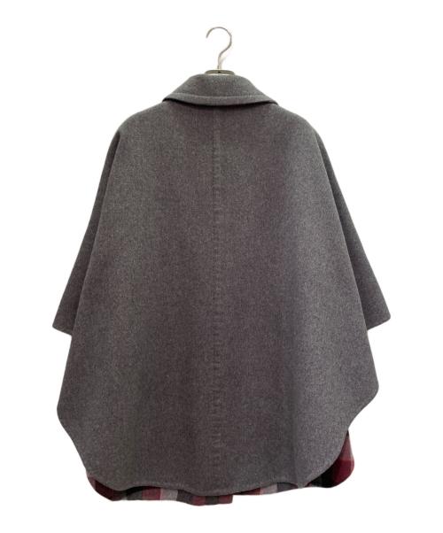 LOUIS VUITTON（ルイ ヴィトン）LOUIS VUITTON (ルイ ヴィトン) 金ボタン ポンチョ グレー サイズ:38の古着・服飾アイテム