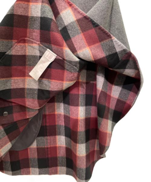 LOUIS VUITTON（ルイ ヴィトン）LOUIS VUITTON (ルイ ヴィトン) 金ボタン ポンチョ グレー サイズ:38の古着・服飾アイテム