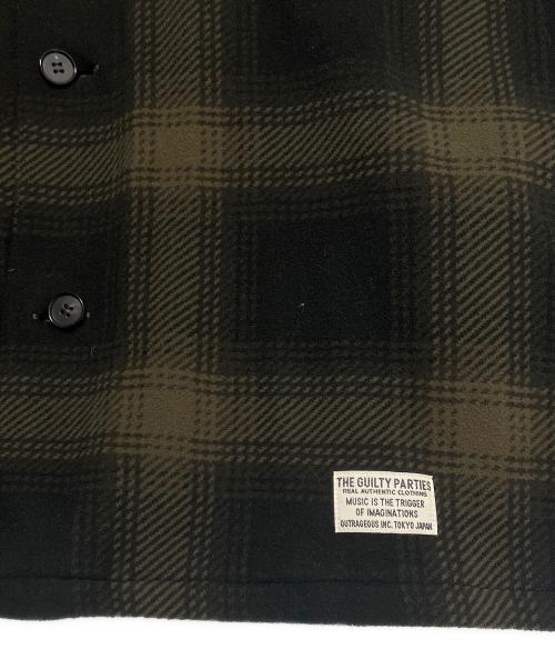 WACKO MARIA（ワコマリア）WACKO MARIA (ワコマリア) CHECK FLEECE SHIRT JACKET カーキ サイズ:XLの古着・服飾アイテム