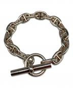 HERMESエルメス）の古着「シェーヌダンクル ブレスレット PM」｜シルバー