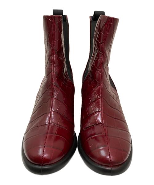 ECCO（エコー）ECCO (エコー) スカルプテッド エルエックス 55 チェルシー ボルドー サイズ:37の古着・服飾アイテム